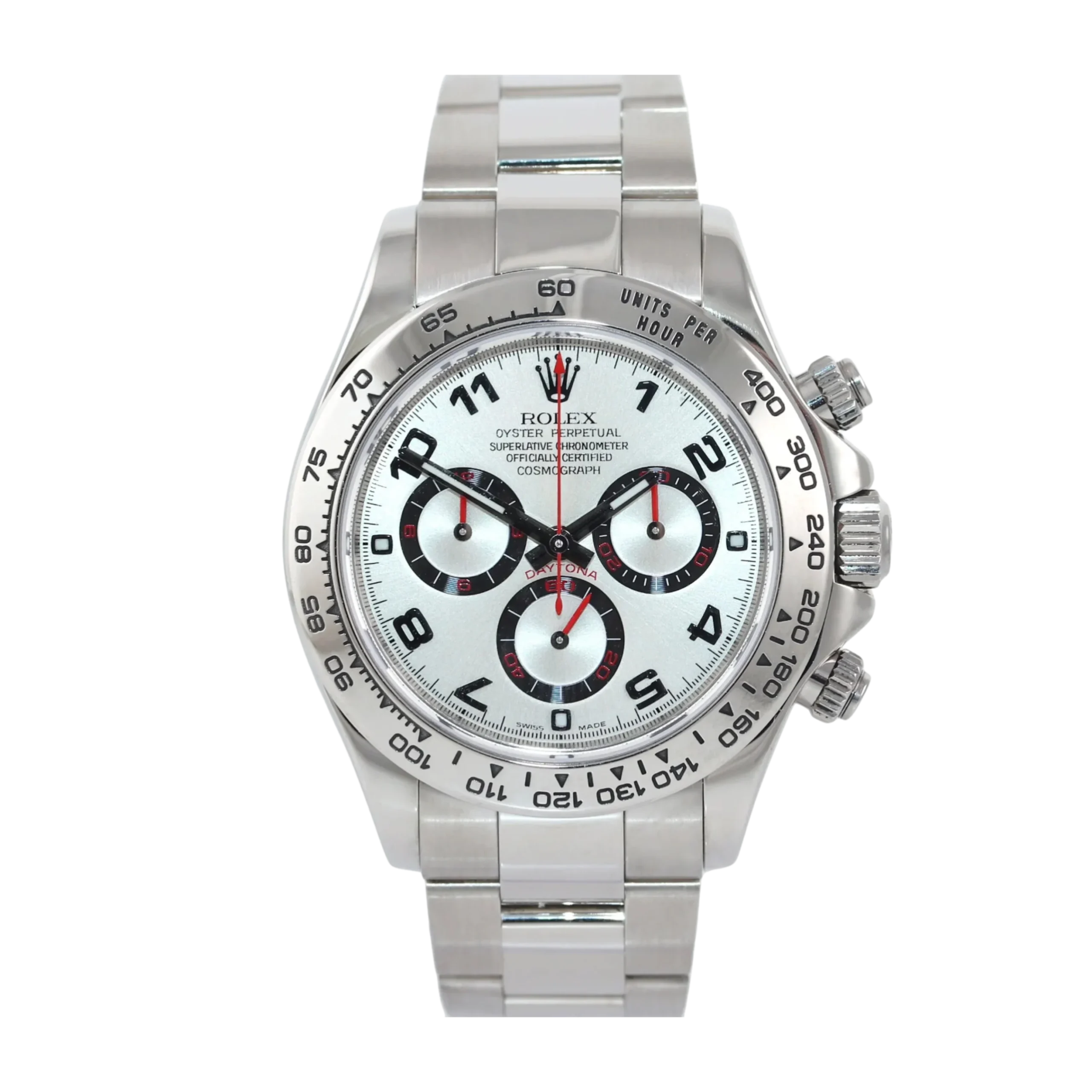 Rolex Daytona style – Silver Dial
