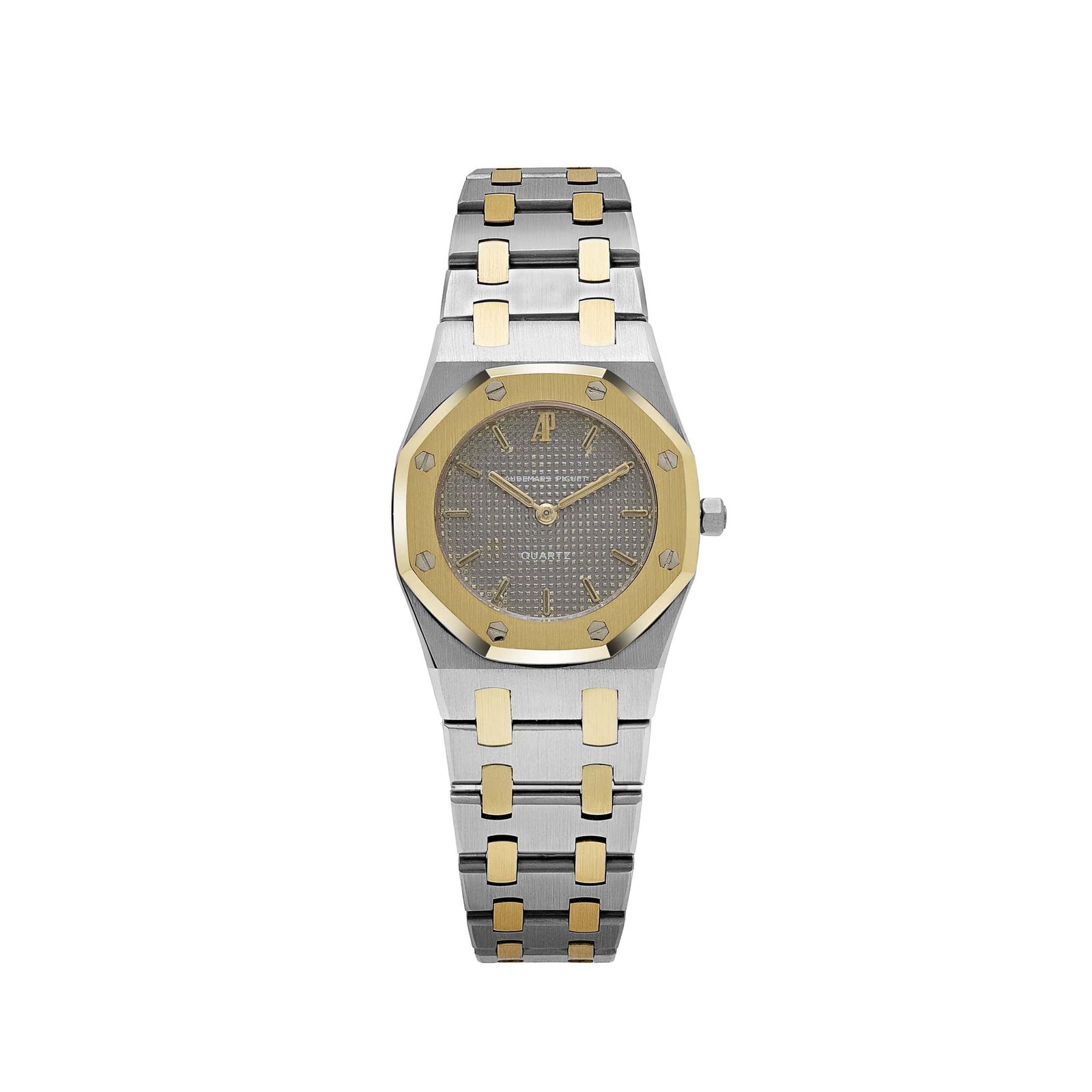 Two Tone Audemars Piguet Royal Oak Grey Dial